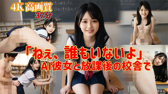 「ねぇ、誰もいないよ」AI彼女と放課後の校舎で(AIT) [d_802251]