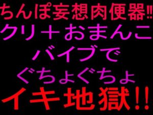 ちんぽ妄想肉便器！！クリ＋おまんこバイブでぐちょぐちょイキ地獄！！(絶頂ひとりオナ子) [d_802263]