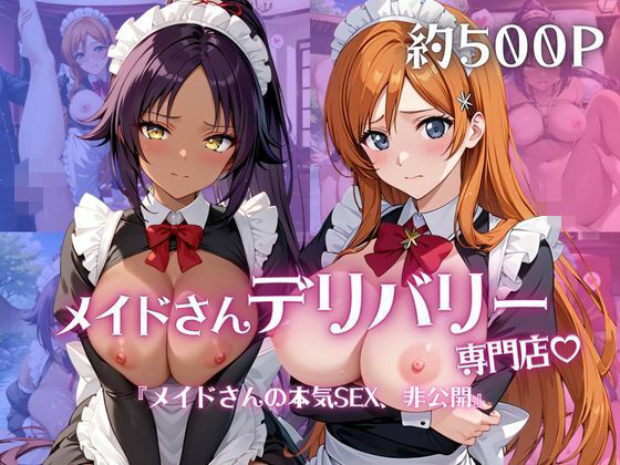 メイドさんデリバリー専門店！！メイドさんの本気SEX、非公開。〜井○織姫＆四○院夜一編〜(夜くじら) [d_802385]