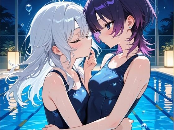 夜のプールサイドで、近づきすぎた二人 〜R-18 AI CG集〜(NT) [d_802399]