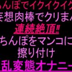 「ちんぽでイクイクイク…！」妄想肉棒でクリまん連続絶頂！！ちんぽをまんこに擦り付け淫乱変態オナニー！！(絶頂ひとりオナ子) [d_802826]