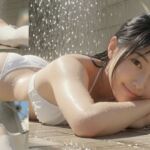 大胆グラビア美女(ニーハイ縞パンフェチ同好会) [d_803439]