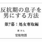 反抗期の息子を男にする方法 第7幕:処女奪取編(官能物語) [d_803507]