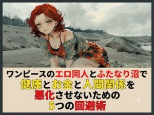 ワンピースのエロ同人とふたなり沼で健康とお金と人間関係を悪化させないための5つの回避術(ワクドキ) [d_804421]