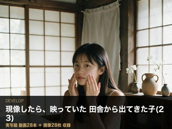 ＜実写級＞現像したら映っていた・田舎から出てきた子（23）の一人暮らし 28本(ビンビン魔法陣) [d_805082]