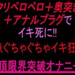 クリペロペロ＋奥突き＋アナルプラグでイキ死に！3点ぐちゃぐちゃ15分イキ狂い絶頂限界突破オナニー！！(絶頂ひとりオナ子) [d_805355]