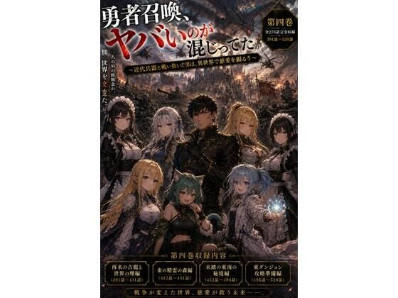 勇者召喚、ヤバいのが混じってた。〜近代兵器と戦い抜いた男は、異世界で慈愛を振るう〜【第四巻】全130話＋α（長編シリーズ第四弾完全収録）(風鈴亭) [d_805759]