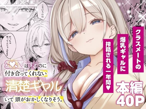 S◯Xはするのに付き合ってくれない清楚ギャルがいて頭がおかしくなりそう。(ももいろ文学) [d_806260]