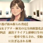 【ひき逃げ弱み握られ脅迫】看板女子アナ・麻実の完全肉便器化計画  第四話  露出ドライブと排卵日生中出し――愛車で焦らされ、受胎の日に注ぎ込まれる種(青いらいおん) [d_806265]