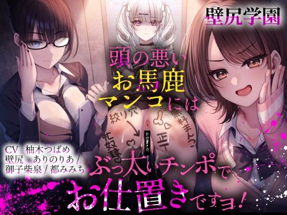 【壁尻学園】 頭の悪いお馬鹿マンコには、ぶっ太いチンポでお仕置きですヨ！(ふわふわ将軍) [d_806297]