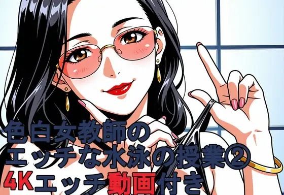 色白女教師のエッチな水泳の授業 24Kエッチ動画付き。(kurara natu) [d_806395]