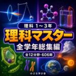 理科マスター 1〜3年 全学年総集編 〜物理・化学・生物・地学 全12分野606問〜(小さな学び舎) [d_806593]