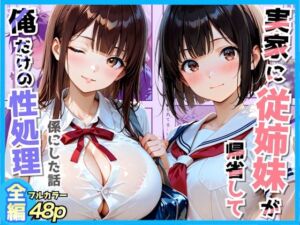 夏休みで実家に帰省してきた従姉妹とこっそりイチャラブセックスした話(AA ダブルエース) [d_806658]