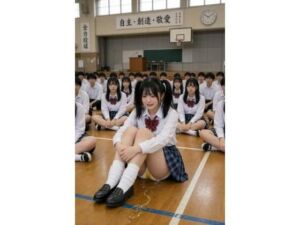 【AI動画】全校集会でおもらし 2〜おもらしパンツ(スクールおもらし) [d_807699]