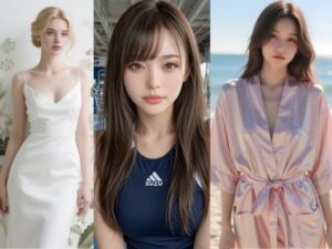 おっぱいを見せる美女  オリジナルキャラクター  トップレス  AI生成動画:5分44秒(らぶいちゃAI美女) [d_807756]
