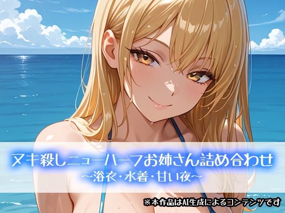 ヌキ殺しニューハーフお姉さん詰め合わせ〜浴衣・水着・甘い夜〜(性癖塗れの沼) [d_807769]