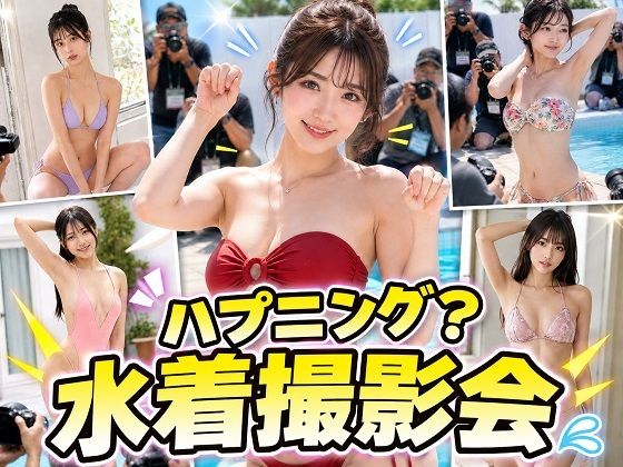 ハプニング？水着撮影会(橘妄想商店) [d_809535]