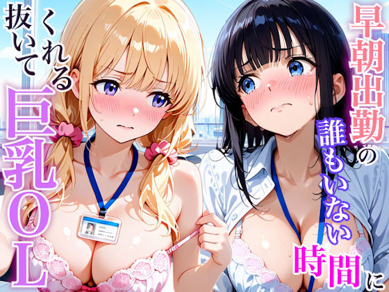 早朝出勤の誰もいないオフィスで巨乳OLに搾精された話(放課後シロップ) [d_809963]