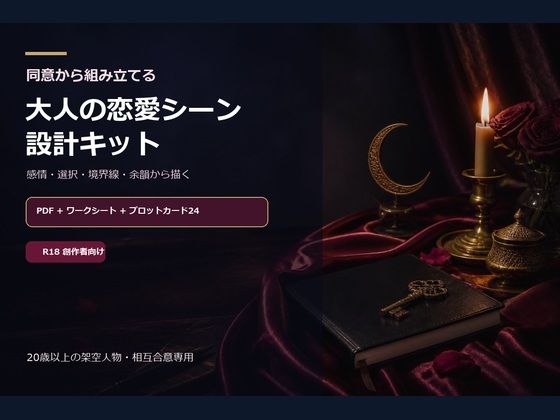 成人向け創作者用 同意から組み立てる 大人の恋愛シーン設計キット(MRL) [d_812821]